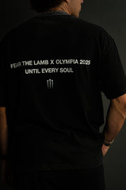 Jesus x Olympia "Faded" Tee in Black