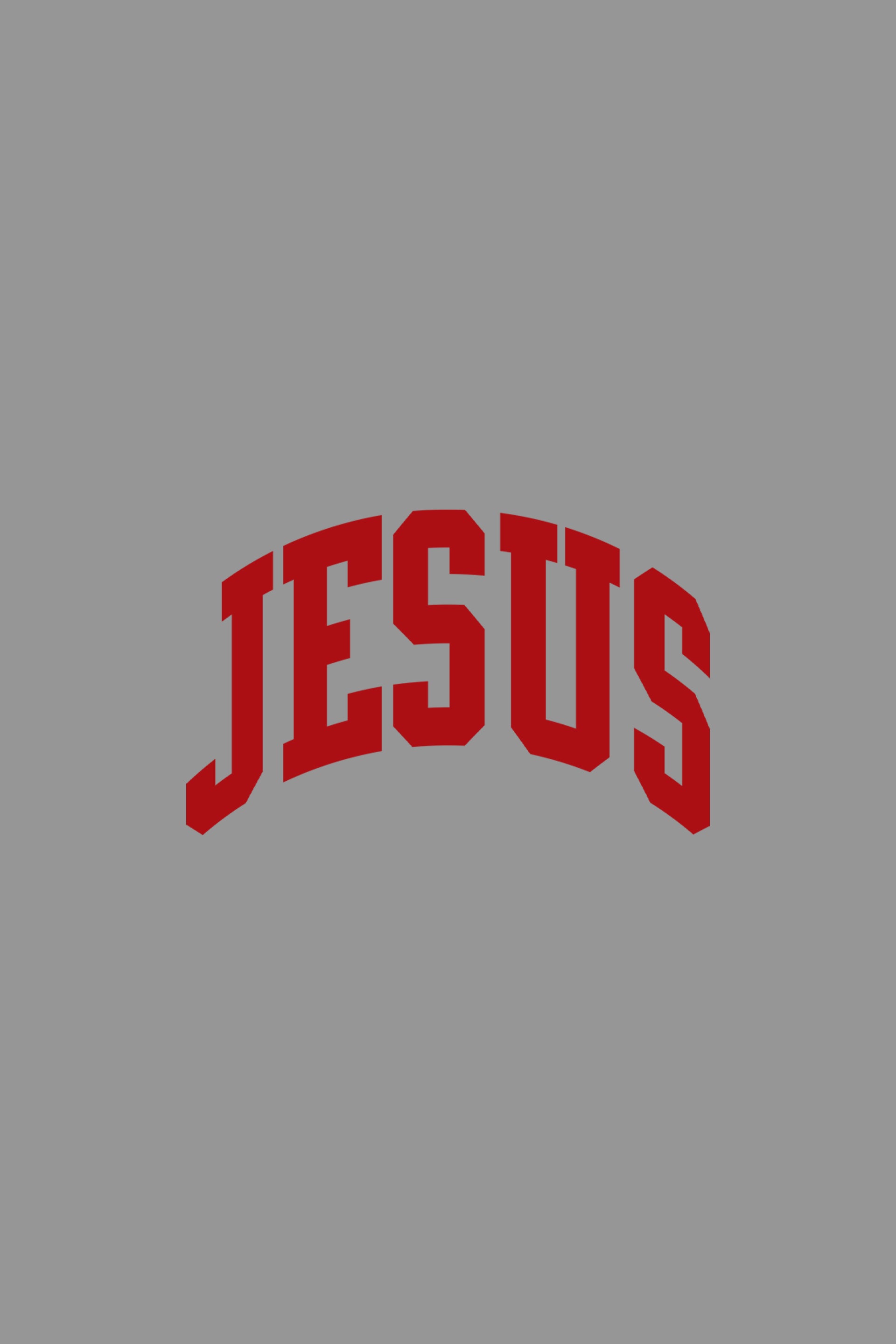Jesus Varsity Decal in Red