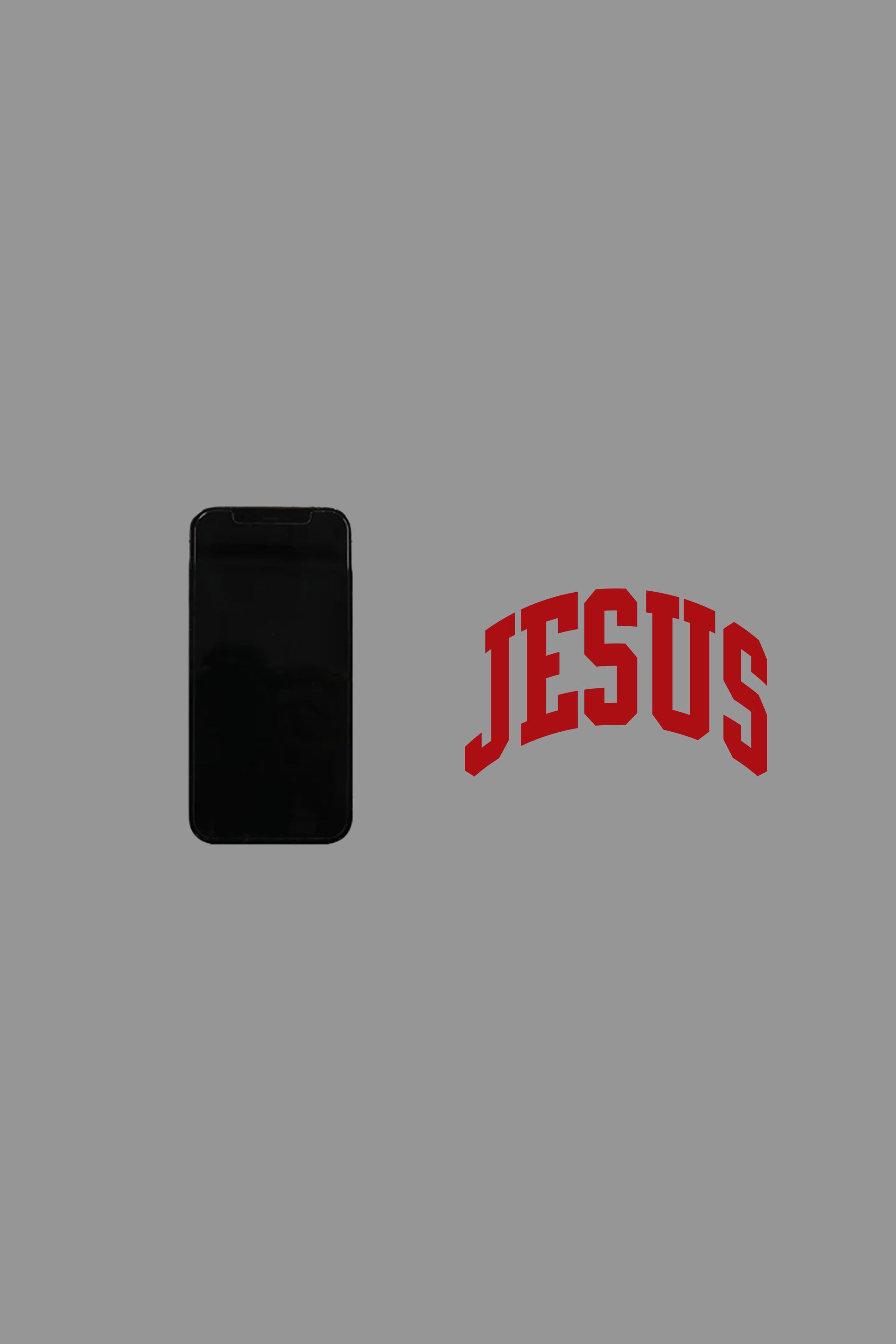 Jesus Varsity Decal in Red