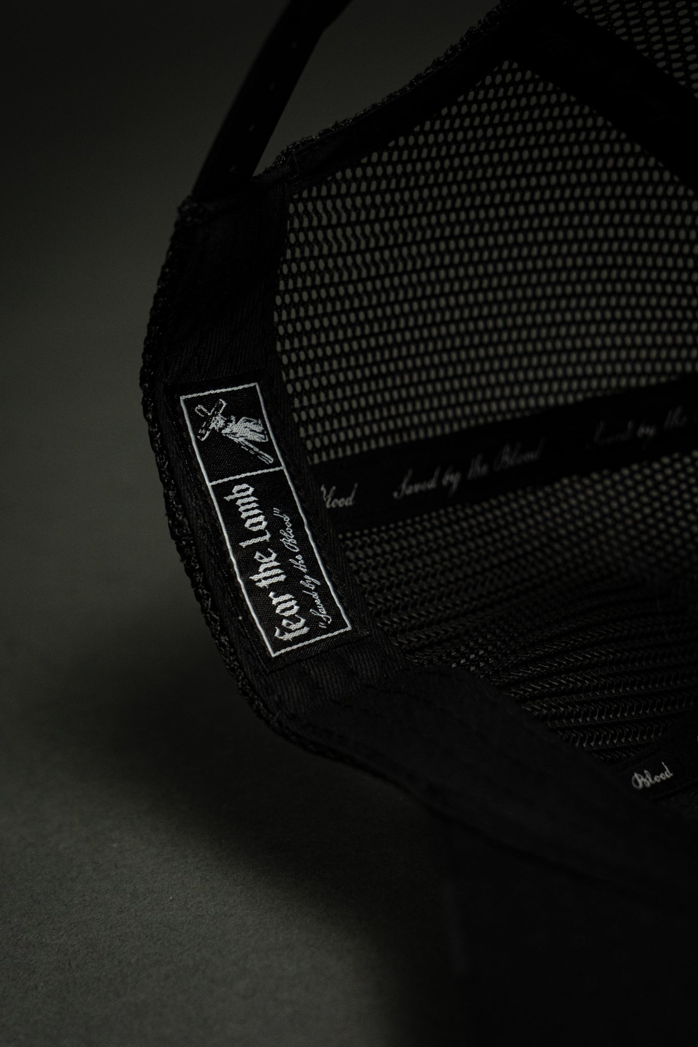 Jesus 5 Panel Patch Hat in Black