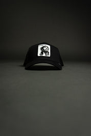 Jesus 5 Panel Patch Hat in Black