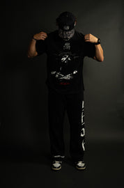 Jesus x Olympia "Faded" Tee in Black