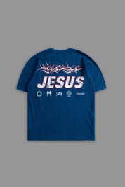 Race For Souls "PREMIUM" Tee in Cobalt Blue