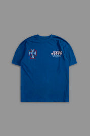 Race For Souls "PREMIUM" Tee in Cobalt Blue