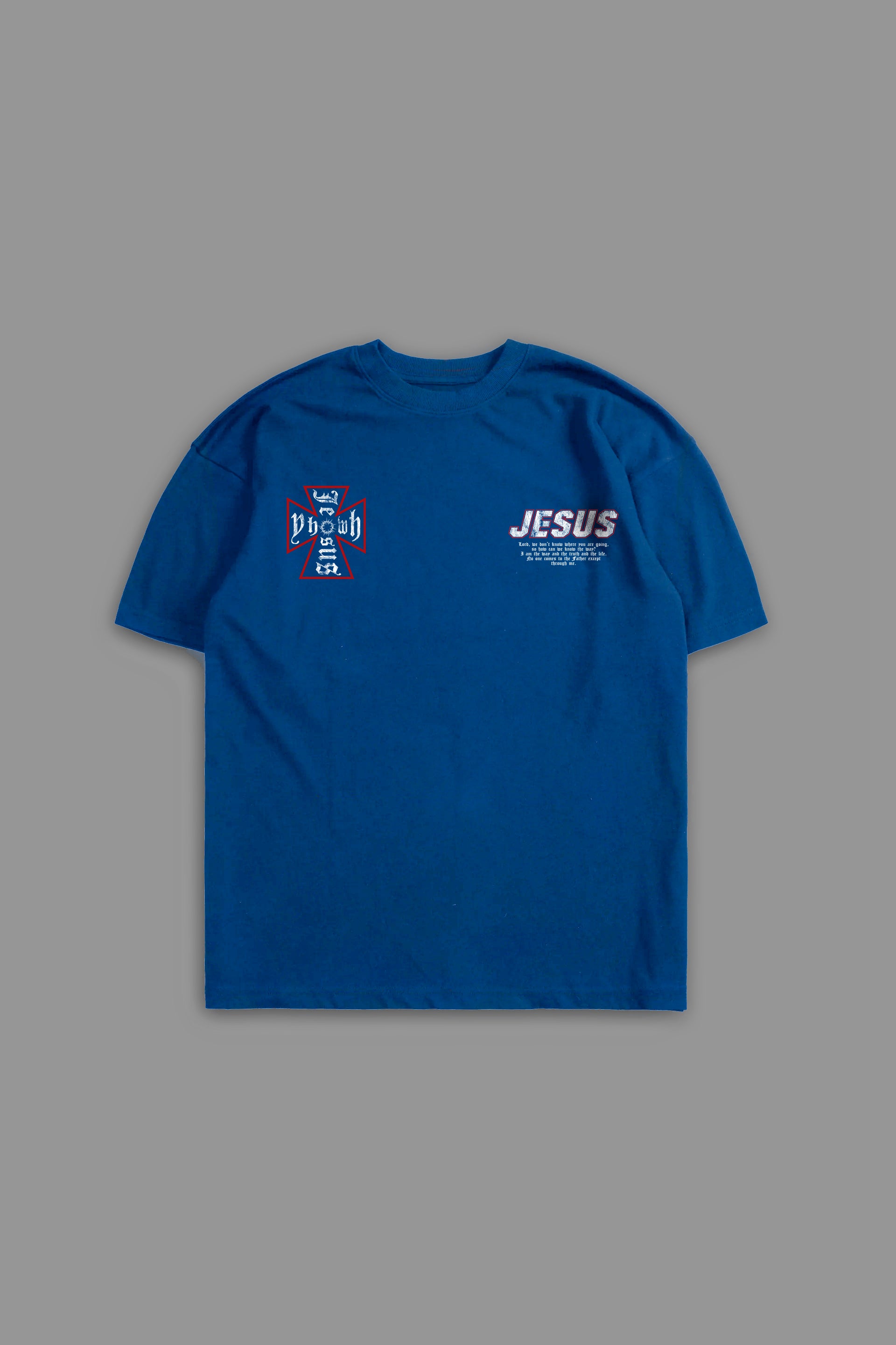 Race For Souls "PREMIUM" Tee in Cobalt Blue