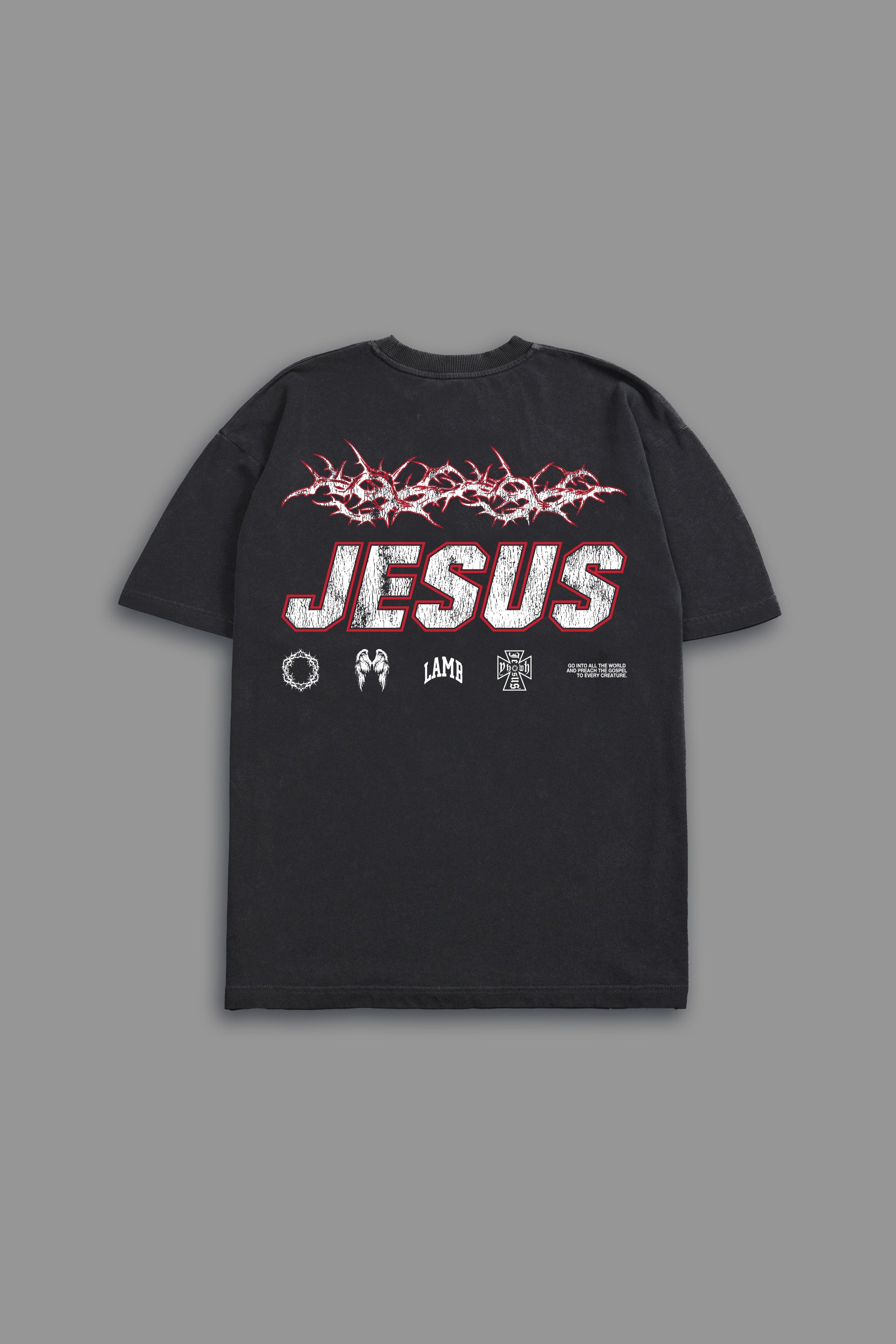 Race For Souls "PREMIUM" Tee in Vintage Black