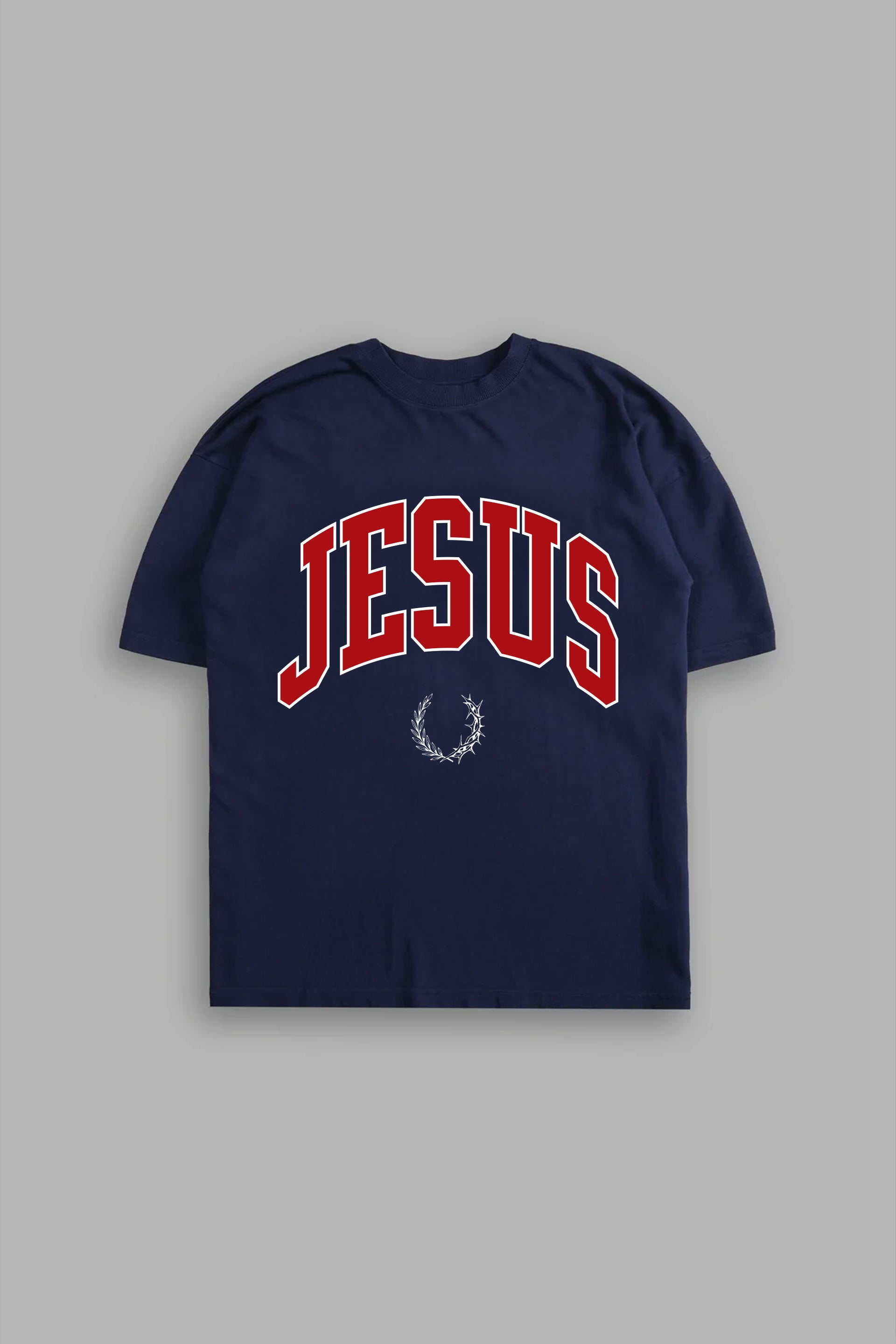 Jesus Varsity "PREMIUM" Tee in Midnight Blue