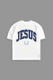Jesus Varsity "PREMIUM" Tee in White