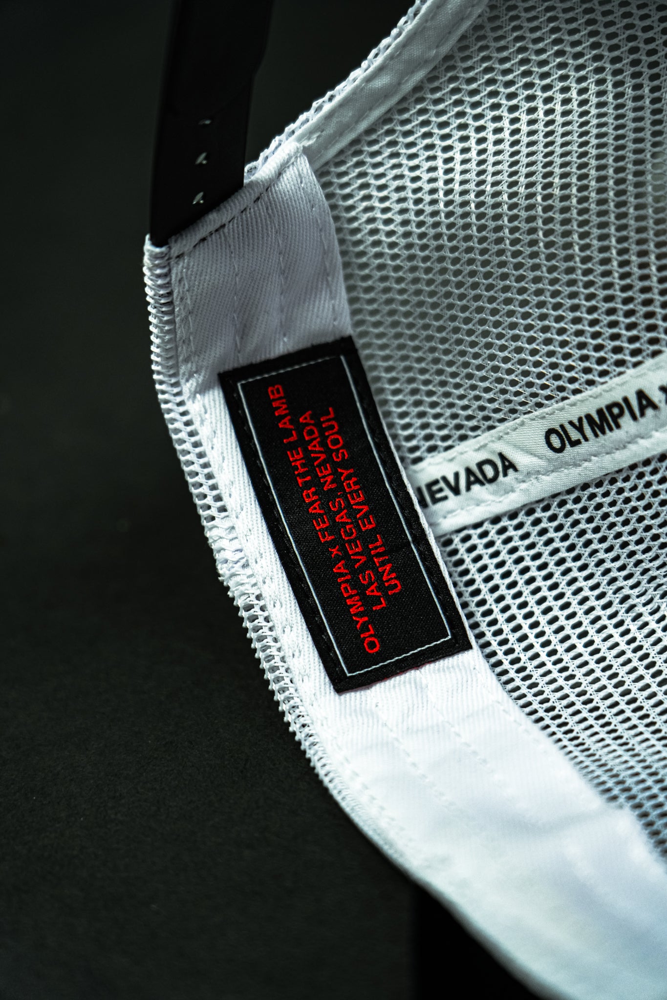 Jesus Patch Hat in White/Black