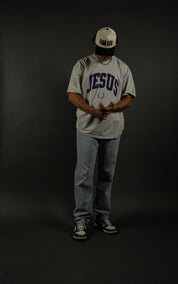 Jesus Varsity "PREMIUM" Tee in White