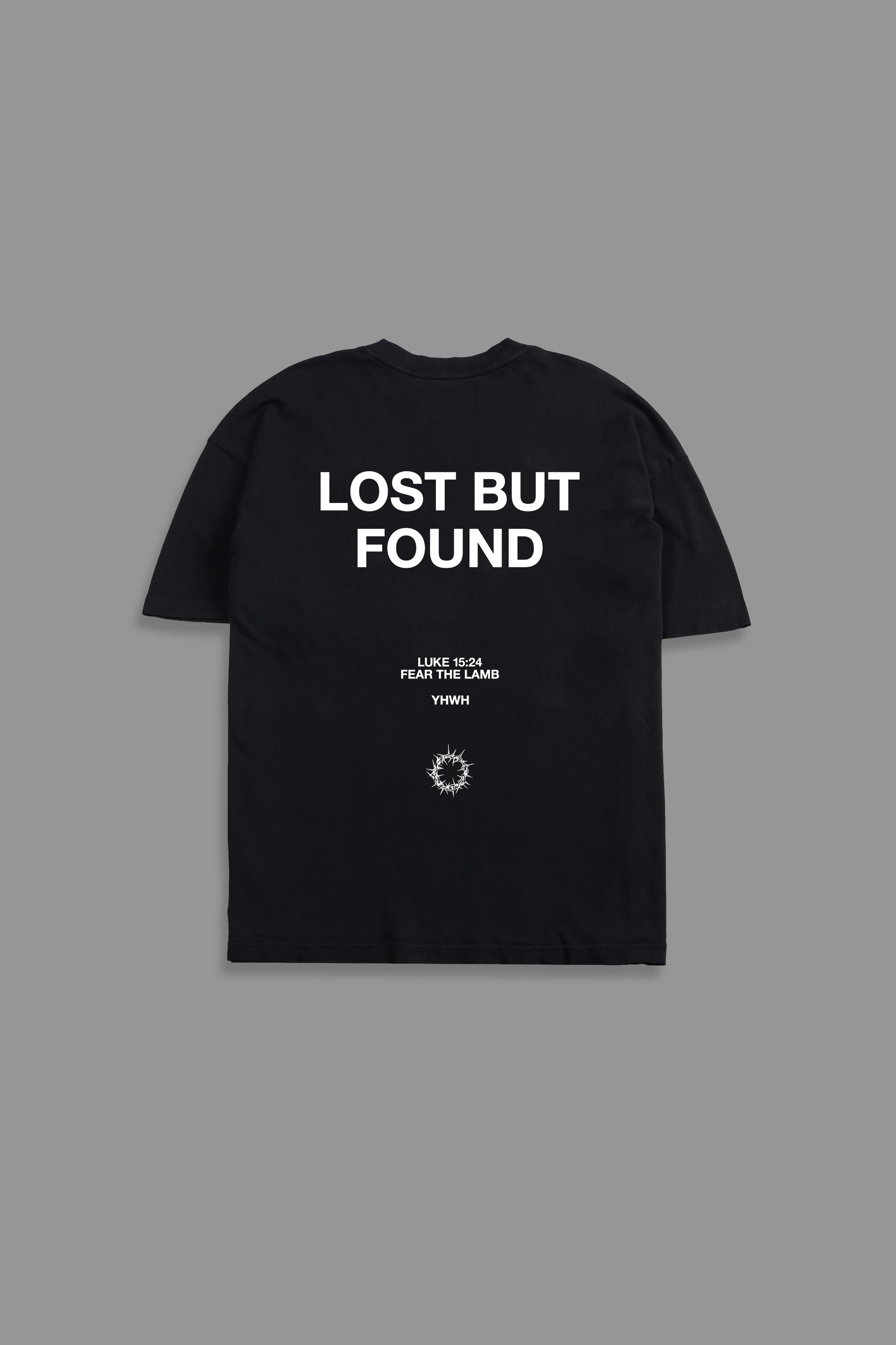Lost But Found “Cotton” Tee in Black
