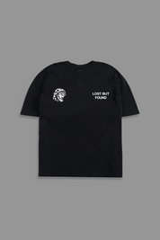Lost But Found “Cotton” Tee in Black