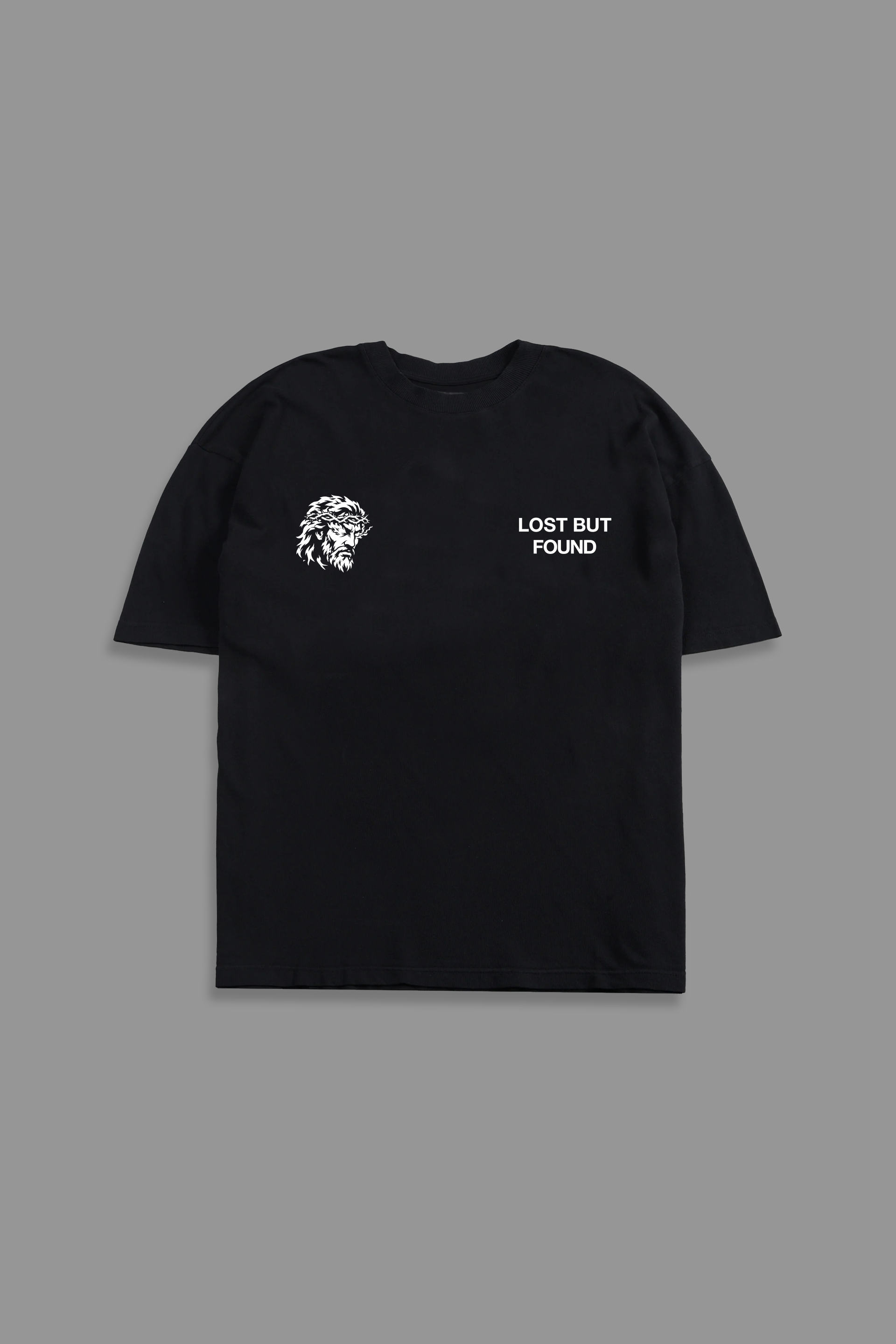 Lost But Found “Cotton” Tee in Black