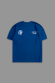 Lost But Found “Cotton” Tee in Blue