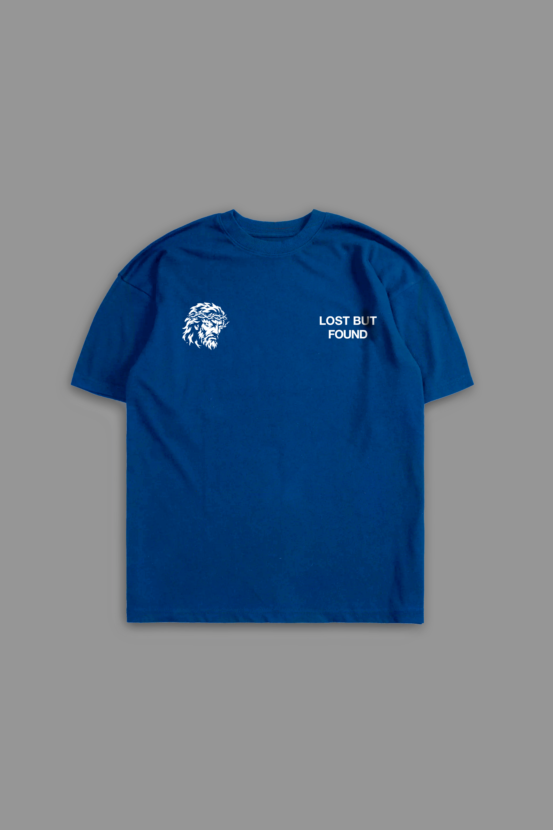 Lost But Found “Cotton” Tee in Blue