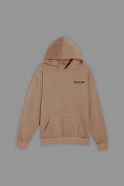 LOST BUT FOUND HOODIE IN TAN