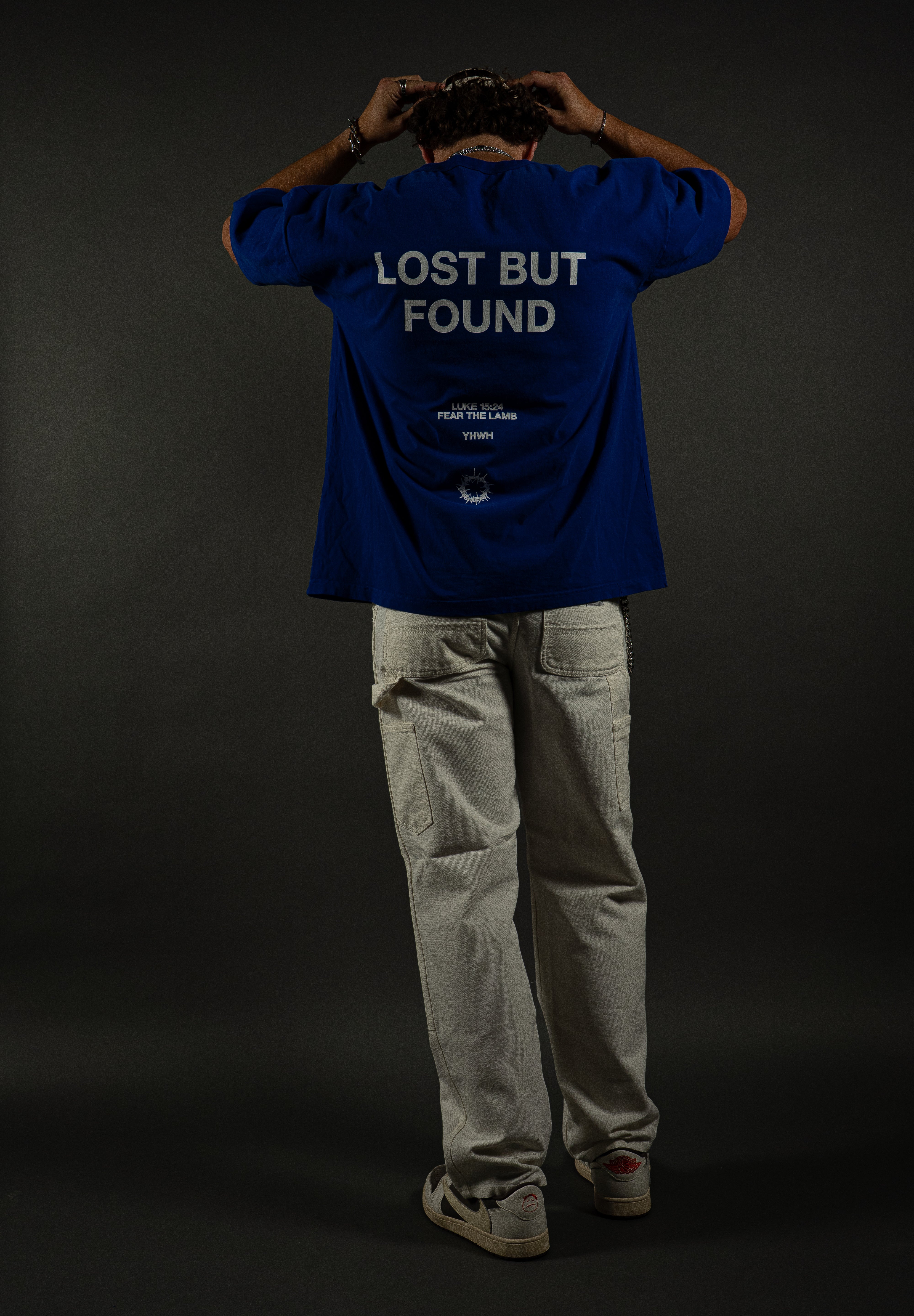 Lost But Found "PREMIUM" Tee in Cobalt Blue