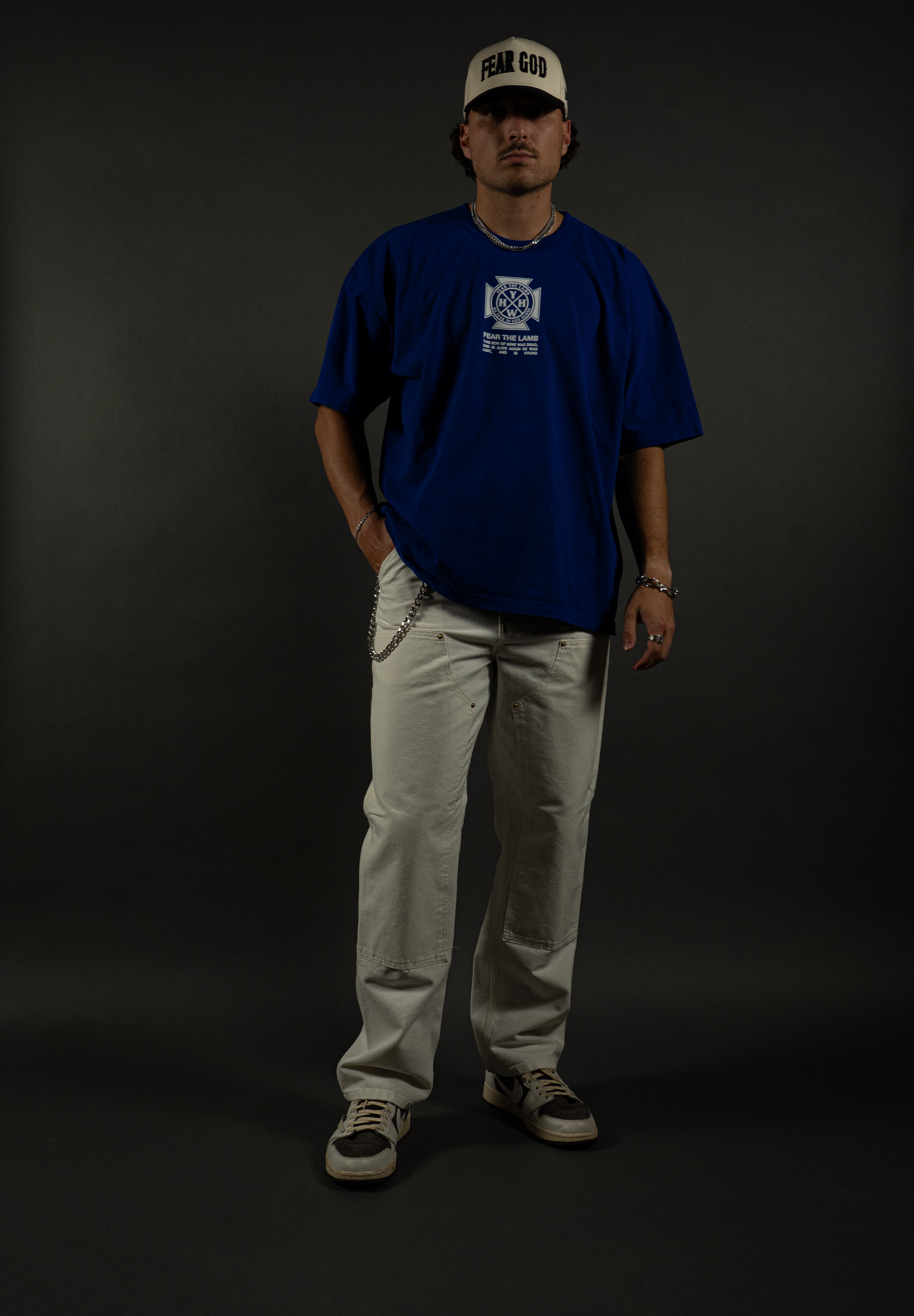 Lost But Found "PREMIUM" Tee in Cobalt Blue