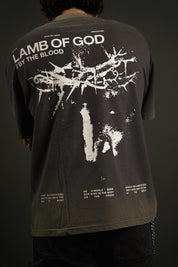 Jesus "Faded" Tee in Gray