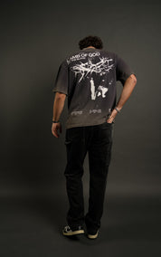 Jesus "Faded" Tee in Gray