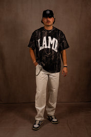 Lamb "PREMIUM" Tee in Grey Cross Wood