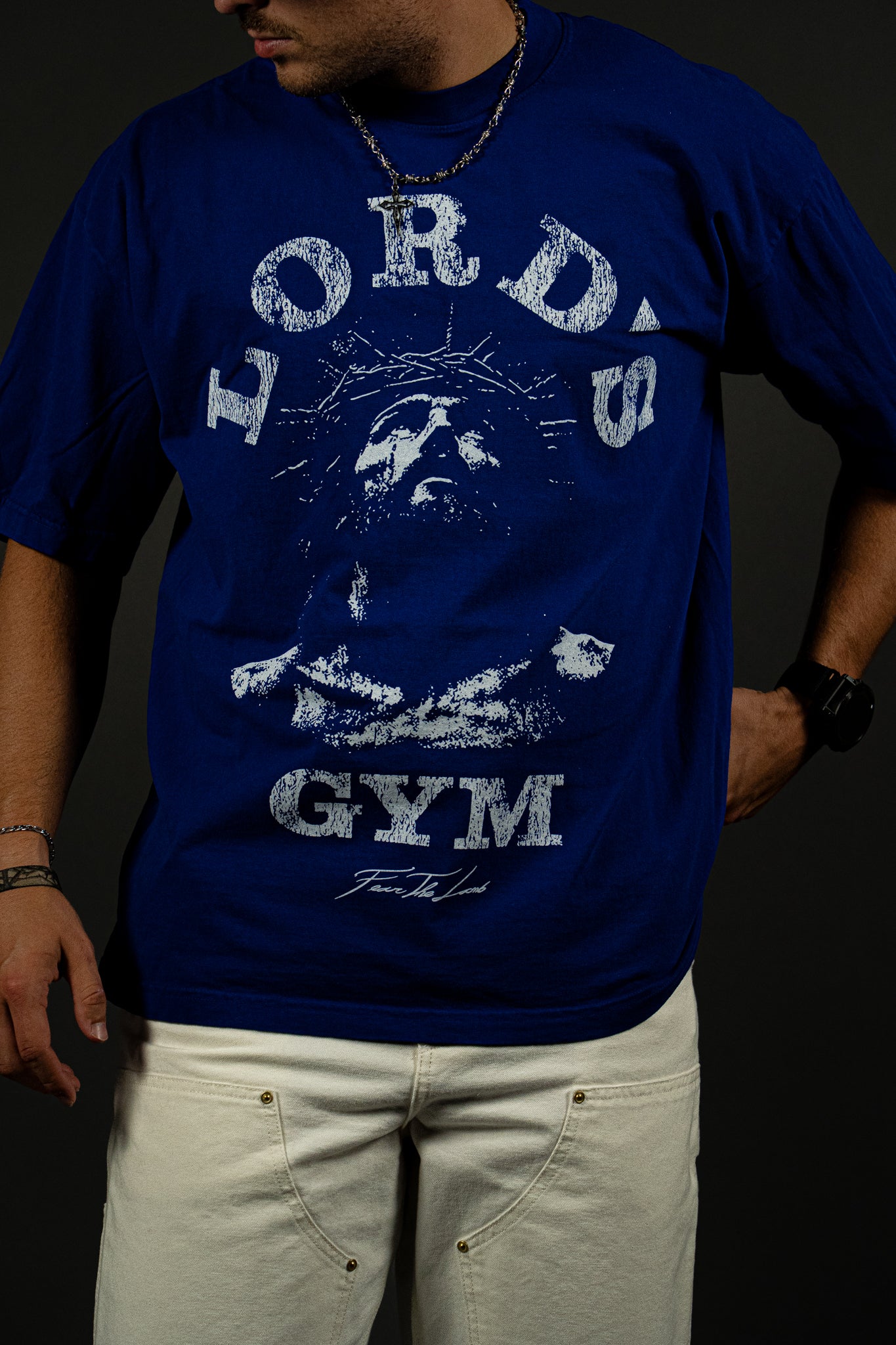 Lord's Gym "Premium" Tee in Cobalt Blue