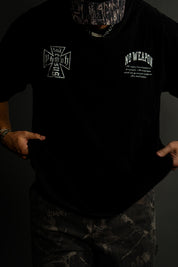 No Weapon x Olympia "Faded" Tee in Black