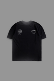 No Weapon x Olympia "Faded" Tee in Black