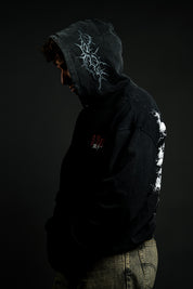 O Death "Faded" Hoodie in Black