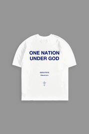 One Nation Under God "Premium" Tee in White