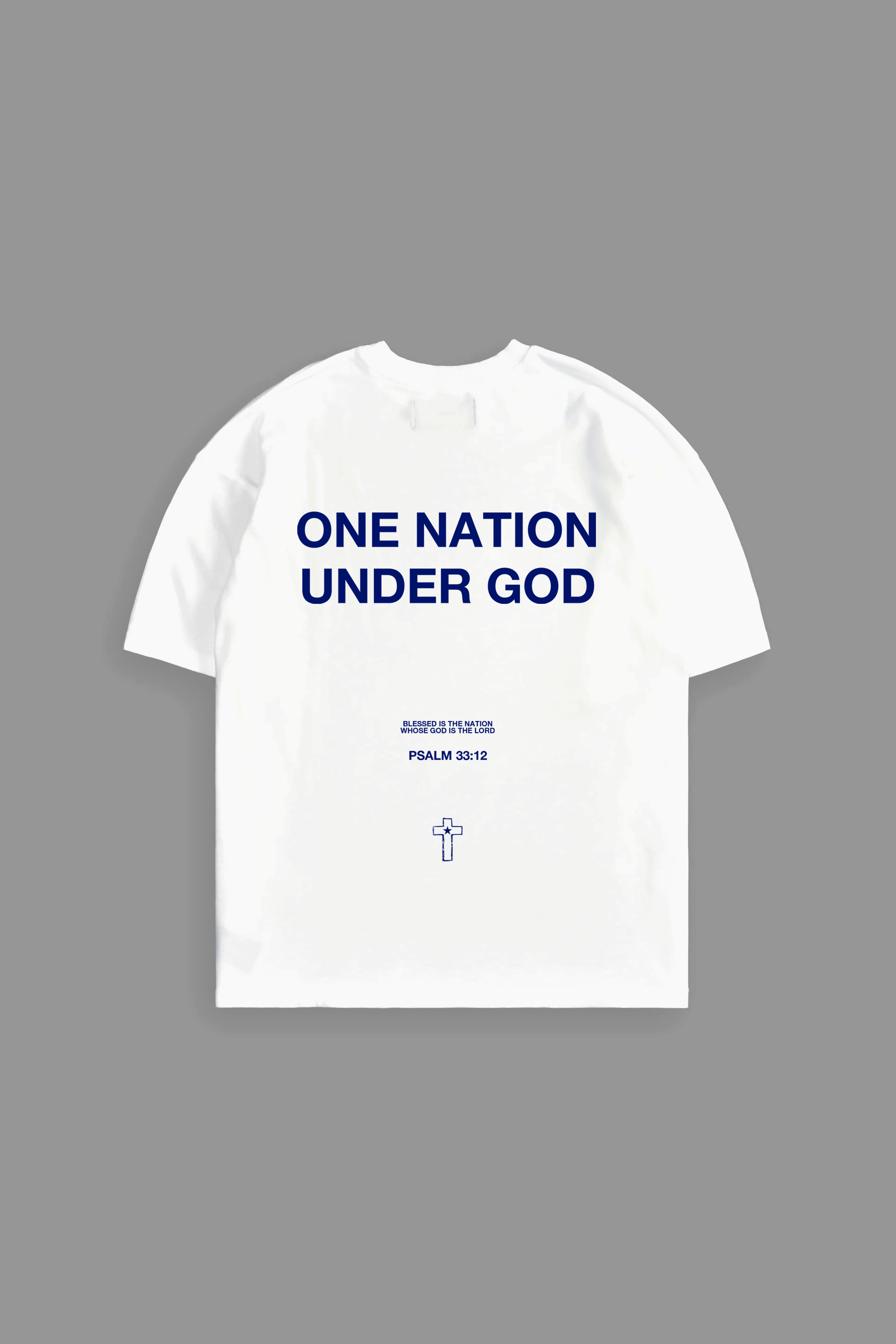 One Nation Under God "Premium" Tee in White