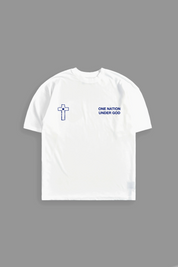 One Nation Under God "Premium" Tee in White