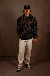 Out of the Wilderness "PREMIUM" Hoodie in Grey Cross Wood