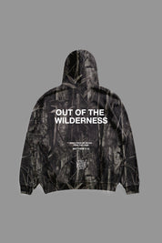 Out of the Wilderness "PREMIUM" Hoodie in Grey Cross Wood