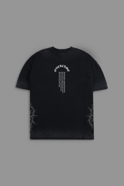 Overcame"Faded" Tee in Black