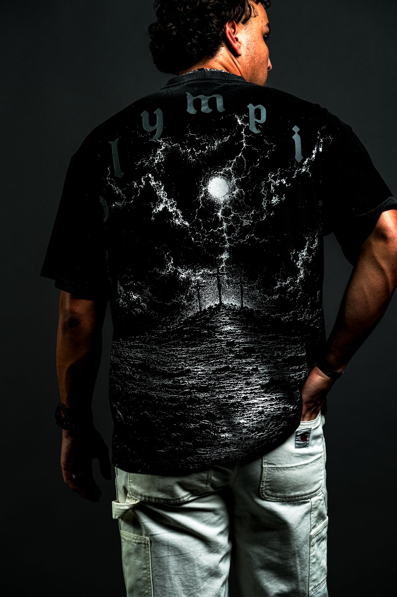 Tetelestai "Faded" Tee in Black