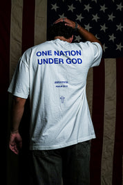One Nation Under God "Premium" Tee in White