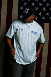 One Nation Under God "Premium" Tee in White