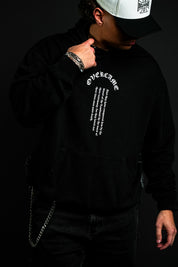 Overcame "Faded" Hoodie in Black