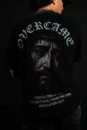 Overcame"Faded" Tee in Black
