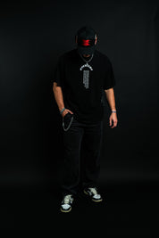 Overcame"Faded" Tee in Black