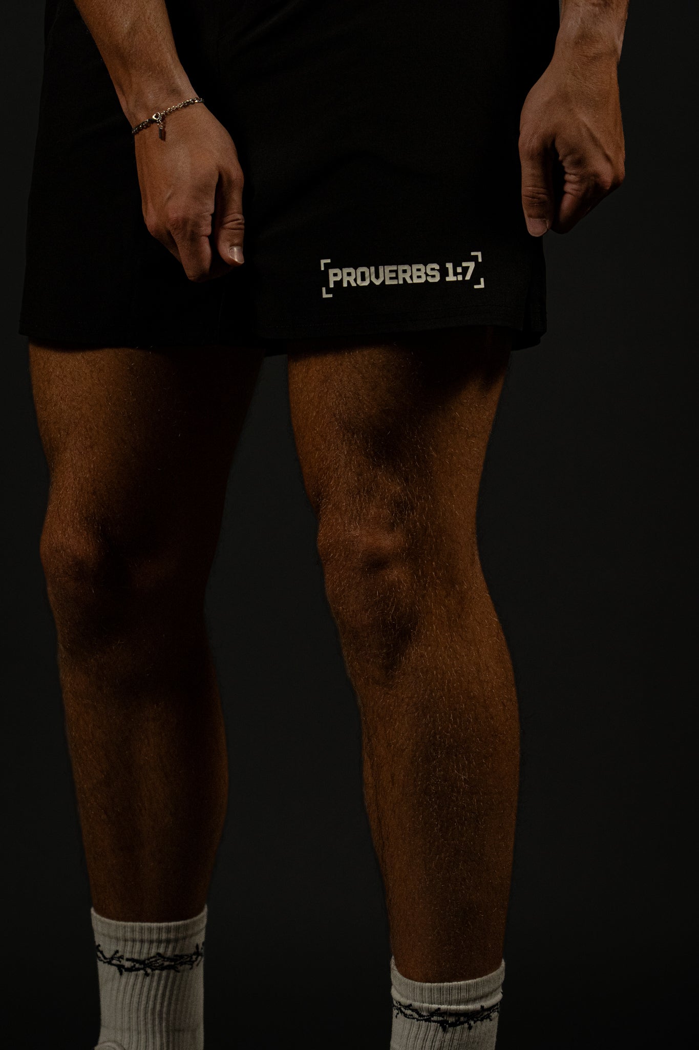 Proverbs "Active" Shorts in Black