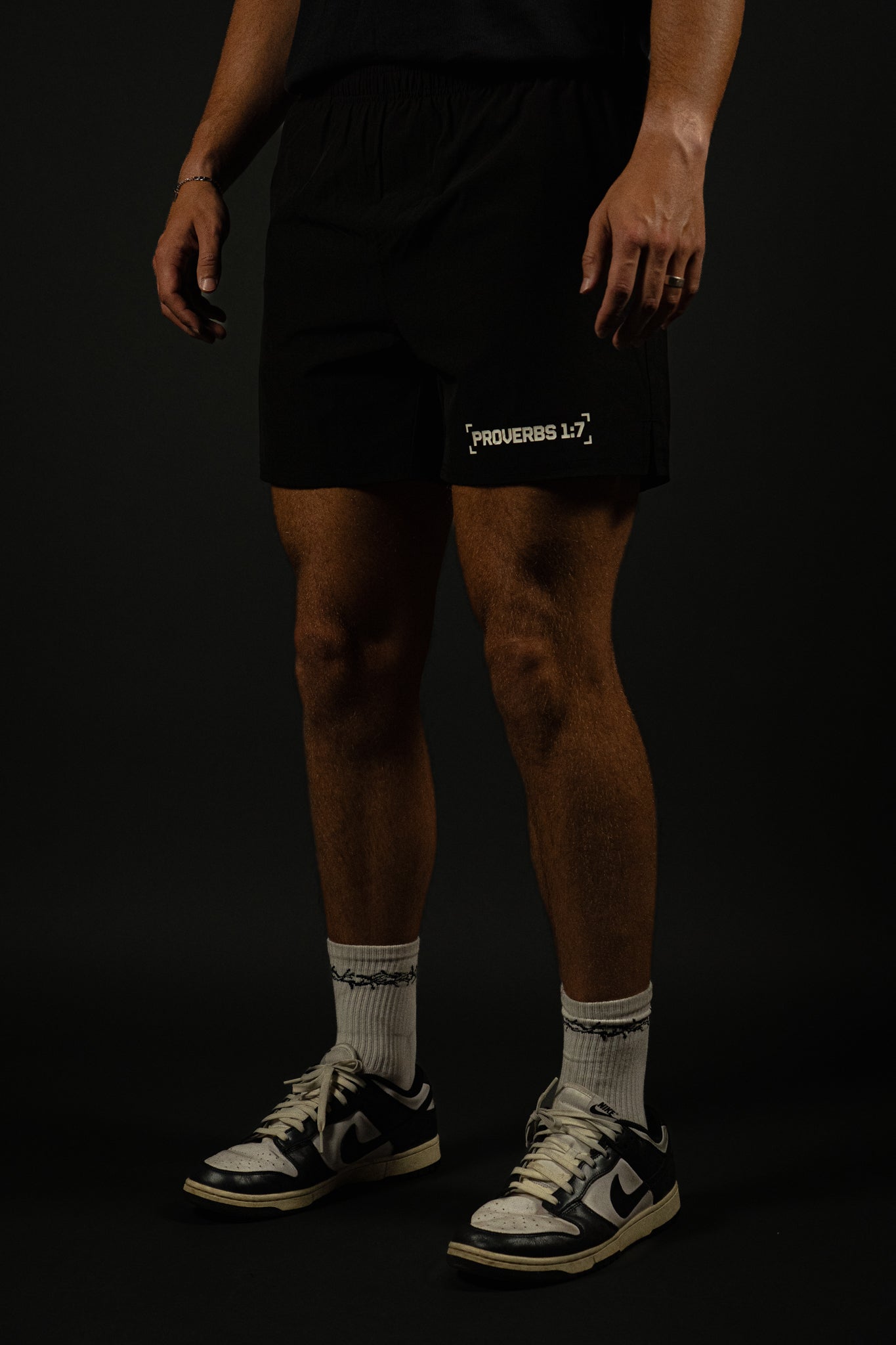 Proverbs "Active" Shorts in Black