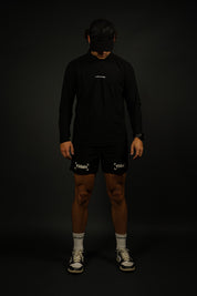 Running For Jesus "Active" Quarter Zip in Black