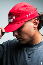 Run For Christ "Endurance" Cap in Red