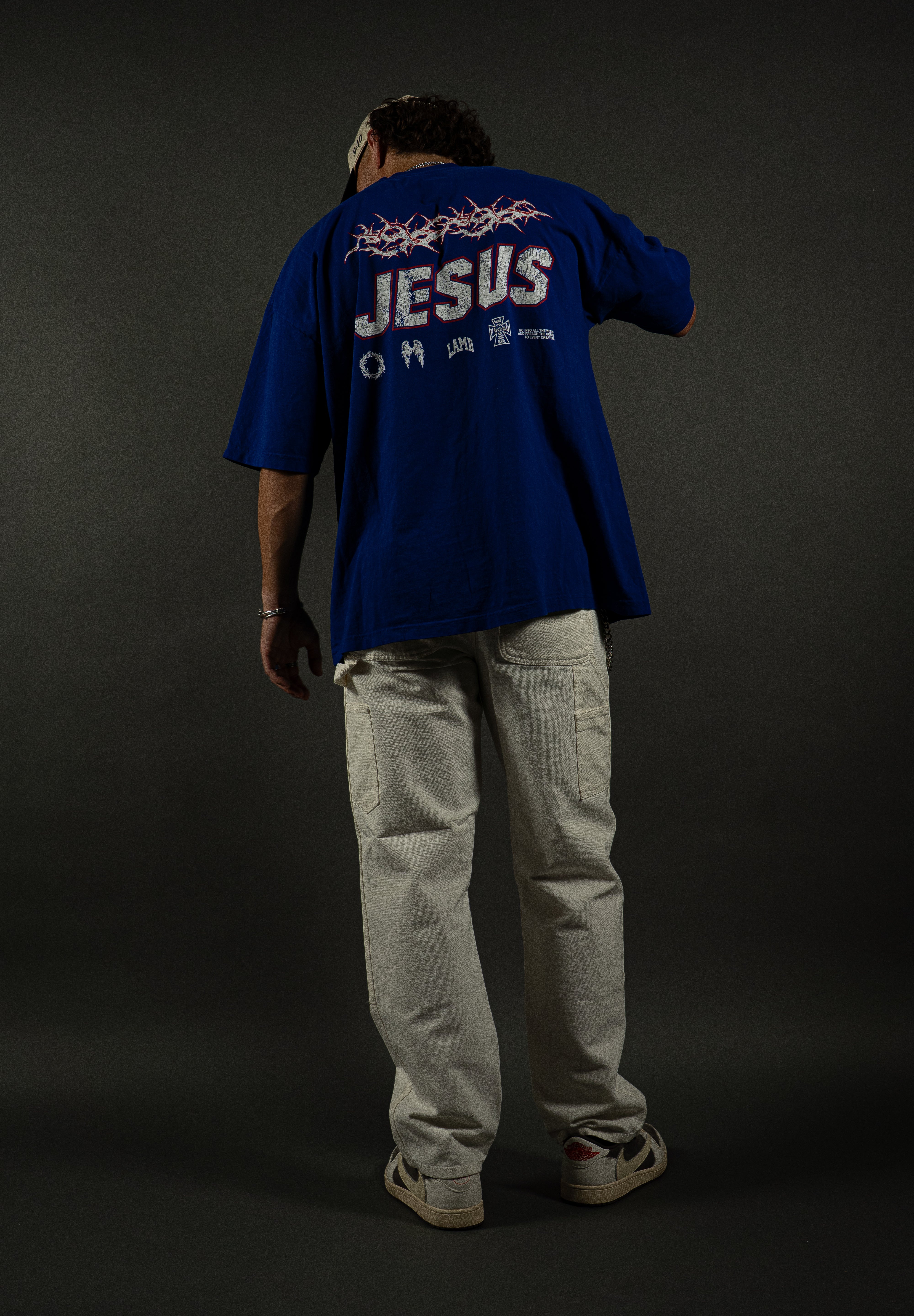 Race For Souls "PREMIUM" Tee in Cobalt Blue