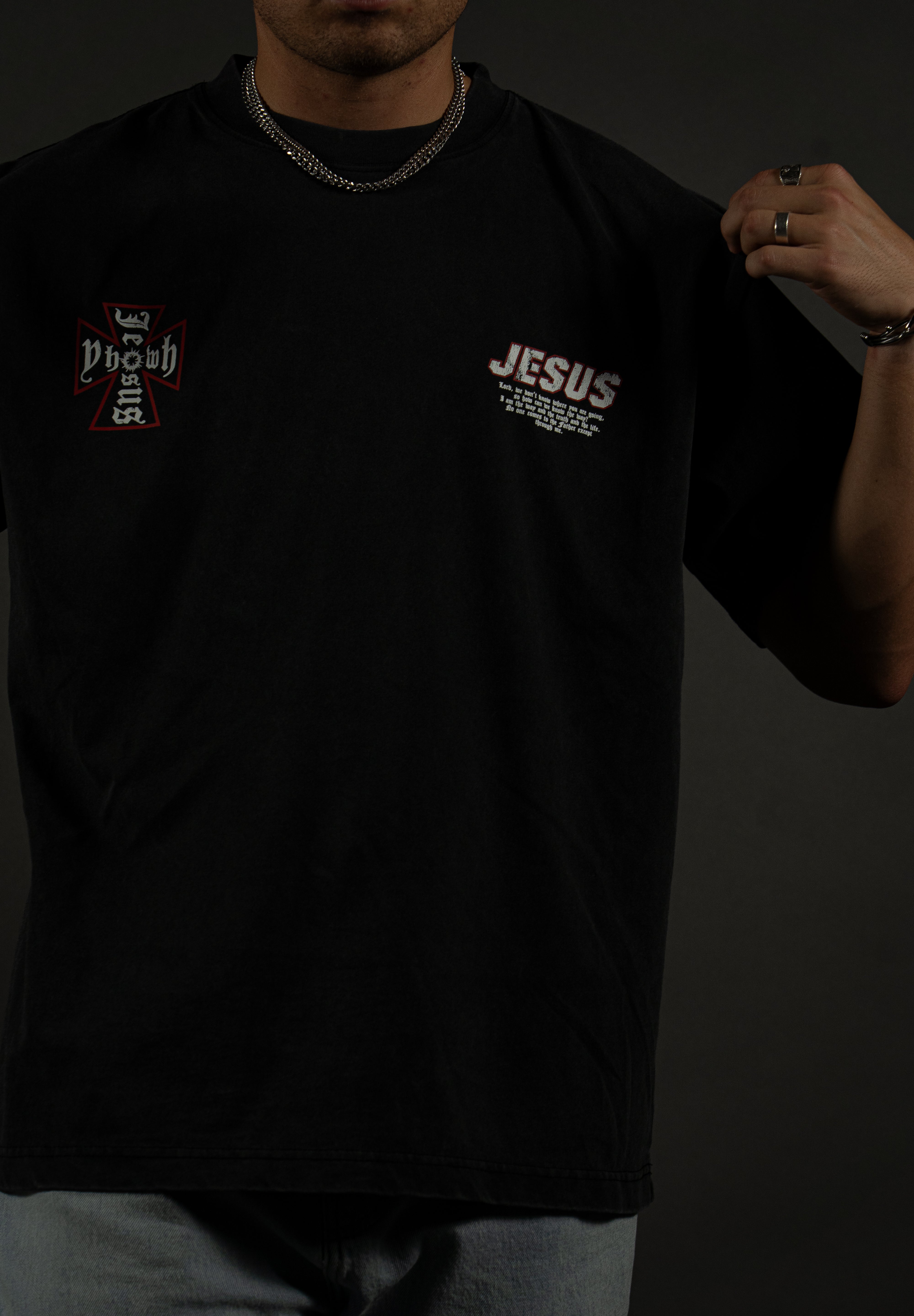 Race For Souls "PREMIUM" Tee in Vintage Black