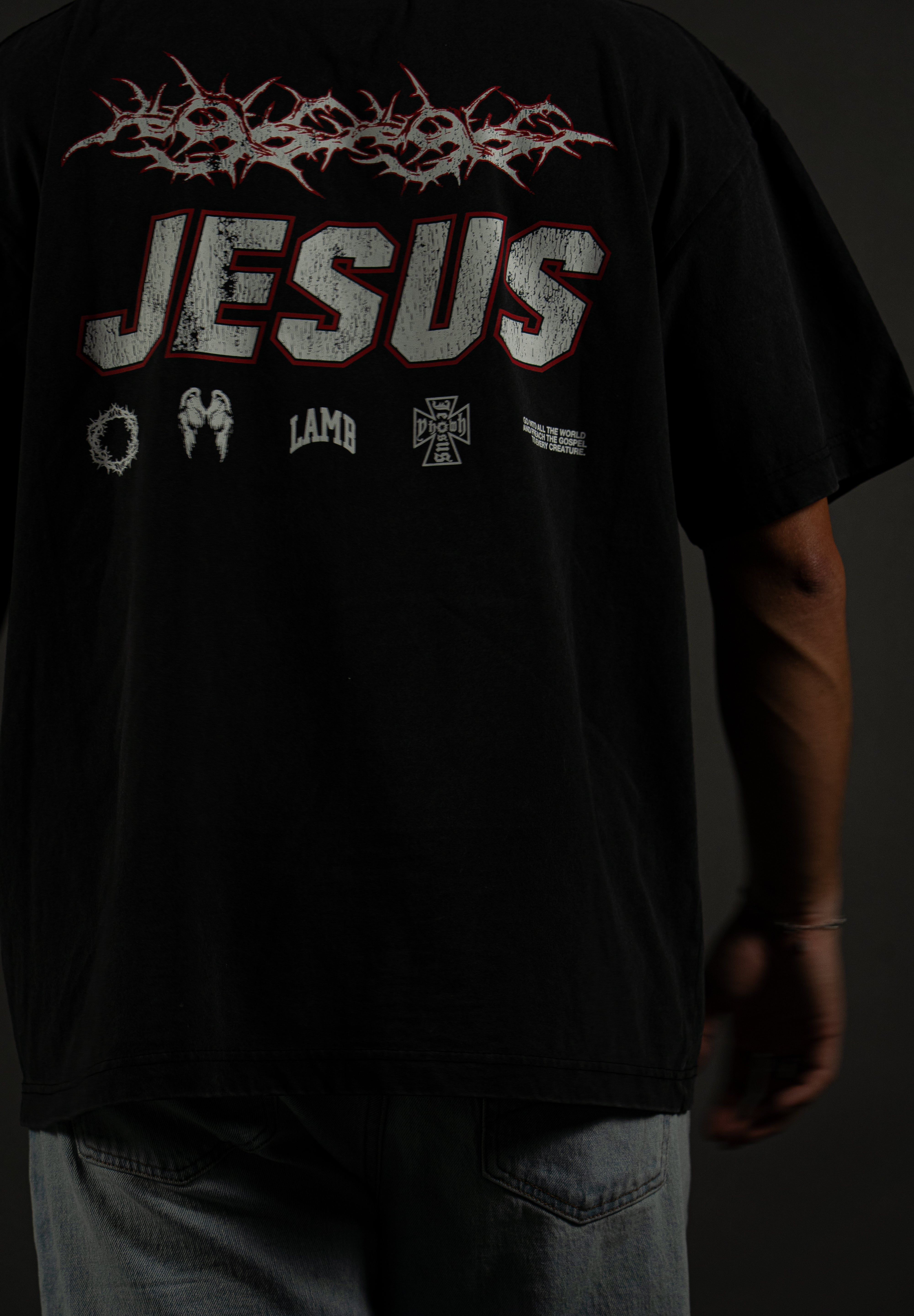 Race For Souls "PREMIUM" Tee in Vintage Black
