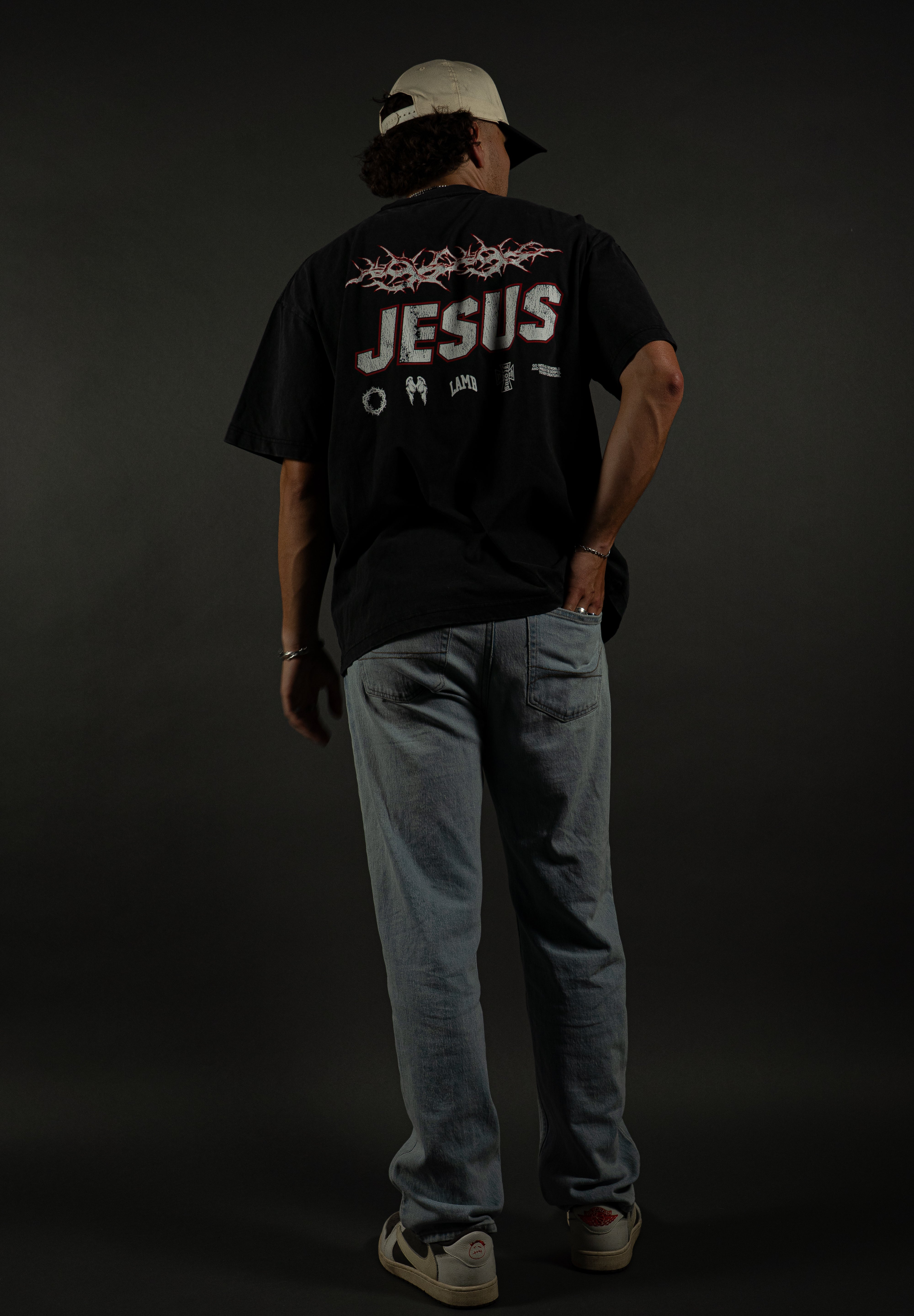 Race For Souls "PREMIUM" Tee in Vintage Black