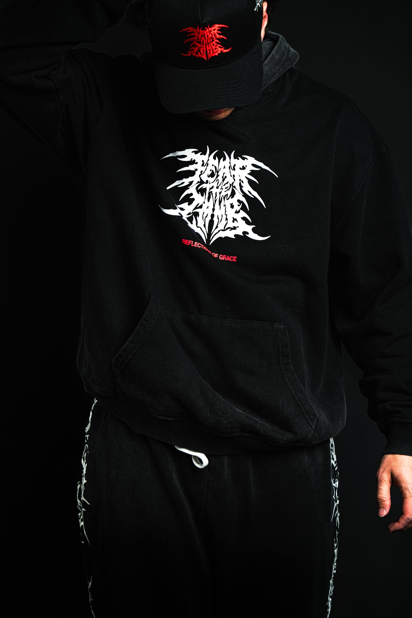 Redeemed "Faded" Hoodie in Black
